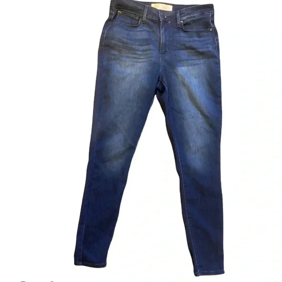 Levi’s strauss signature dark blue wash high  waisted super skinny jeans - Picture 3 of 15